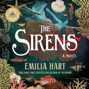 The Sirens book cover with marine theme.