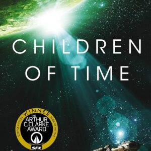 Children of Time book cover with spaceship.