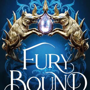 Two golden unicorns holding a glowing gem with the title 'Fury Bound'.