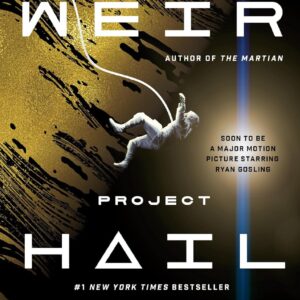 Book cover of "Project Hail Mary" by Andy Weir.