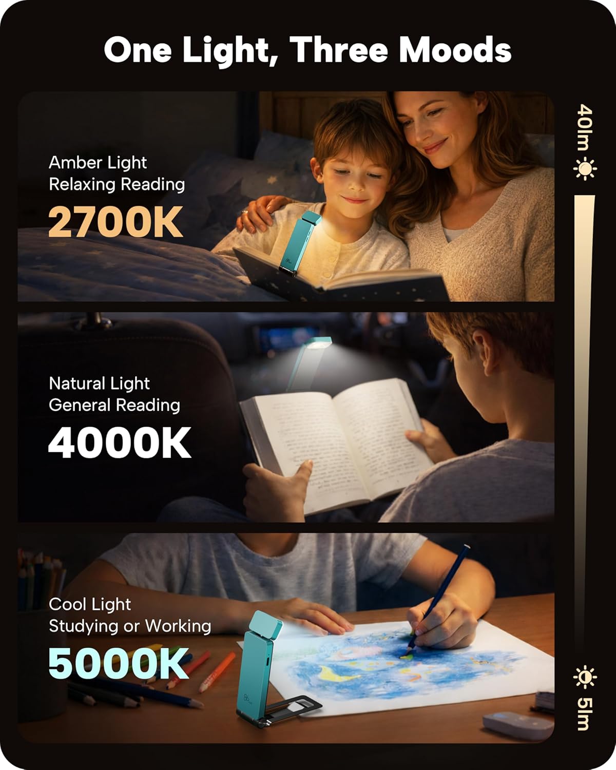 86lux Book Light for Reading in Bed - Image 3