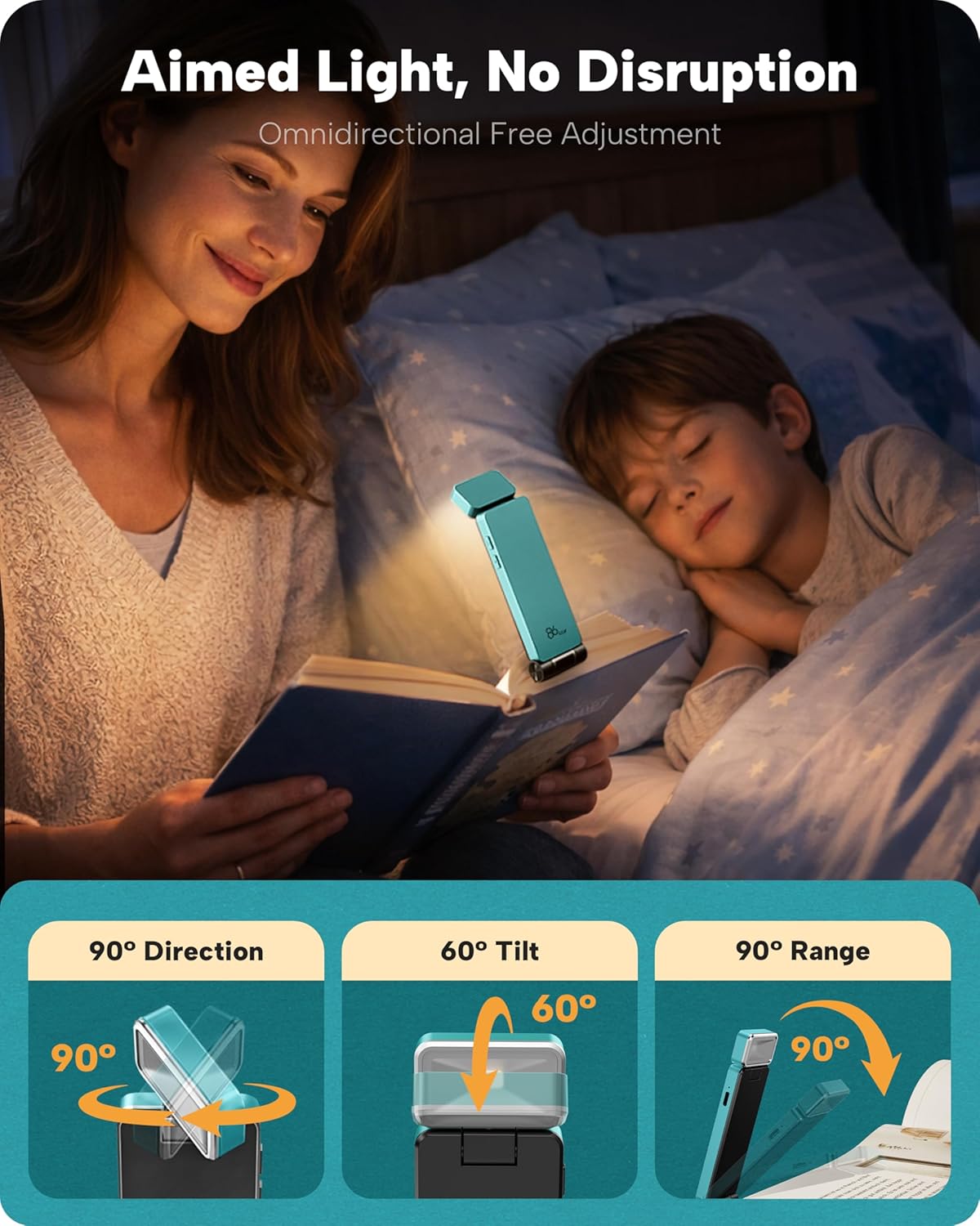 86lux Book Light for Reading in Bed - Image 4