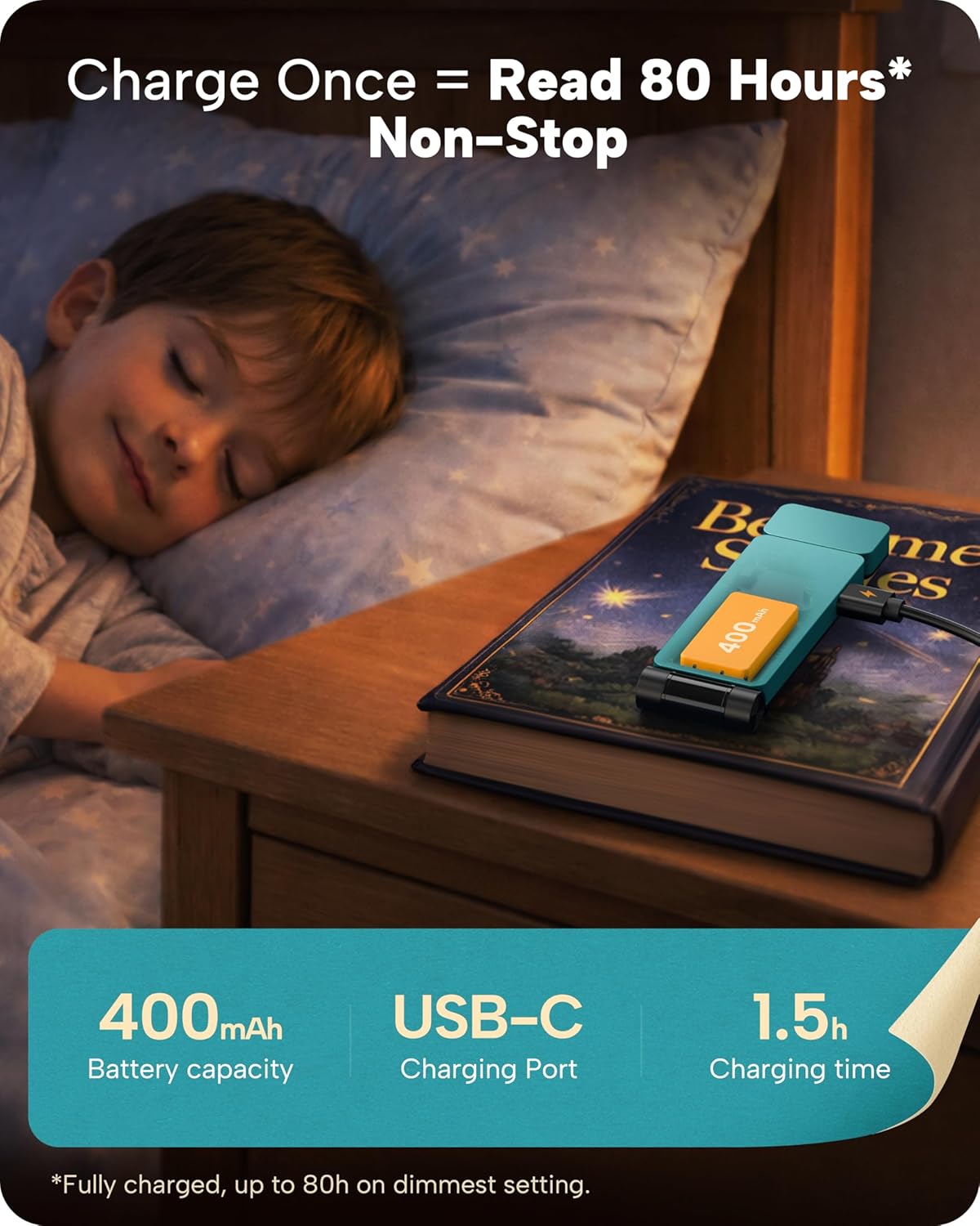 86lux Book Light for Reading in Bed - Image 5
