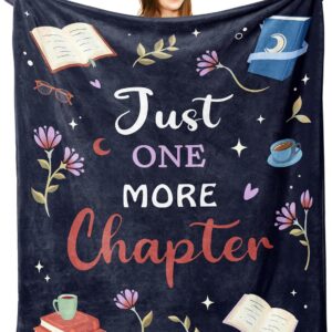 Book Lovers Gifts Reading Blanket for Cozy Reading
