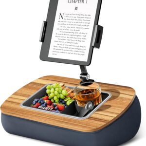 ERGONOV Tablet Pillow Stand with Snack Bowl – Hands-Free Comfort for Reading & Streaming