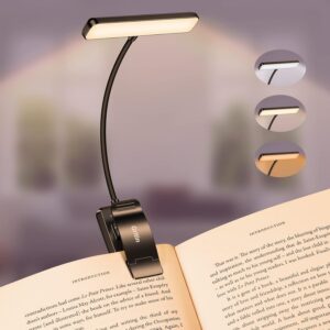 Gritin 19 LED Rechargeable Book Light for Comfortable Reading