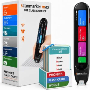 Scanmarker Max Reading Pen + Phonics Cards Bundle