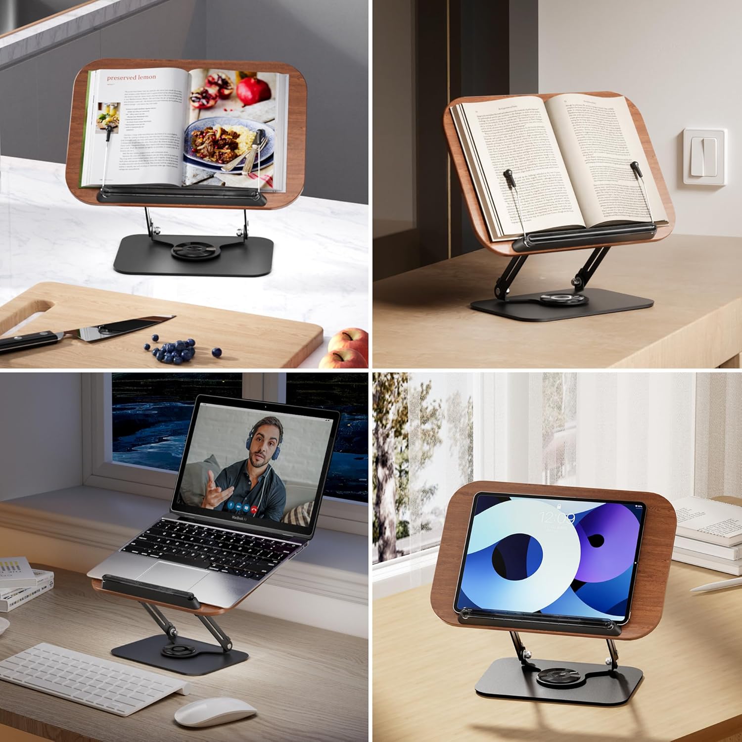 SupeDesk Book Stand for Reading & Hands-Free Comfort - Image 4