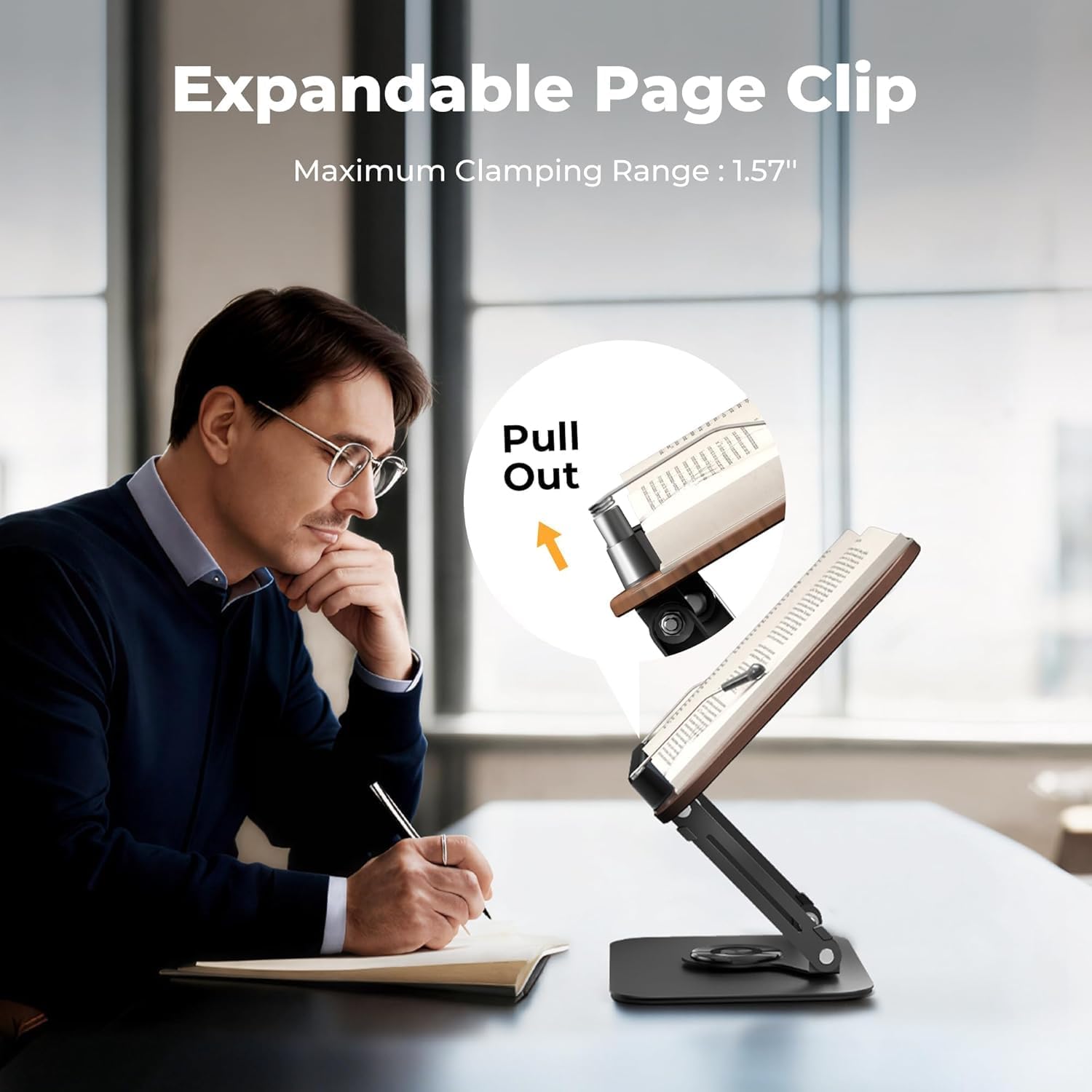 SupeDesk Book Stand for Reading & Hands-Free Comfort - Image 5
