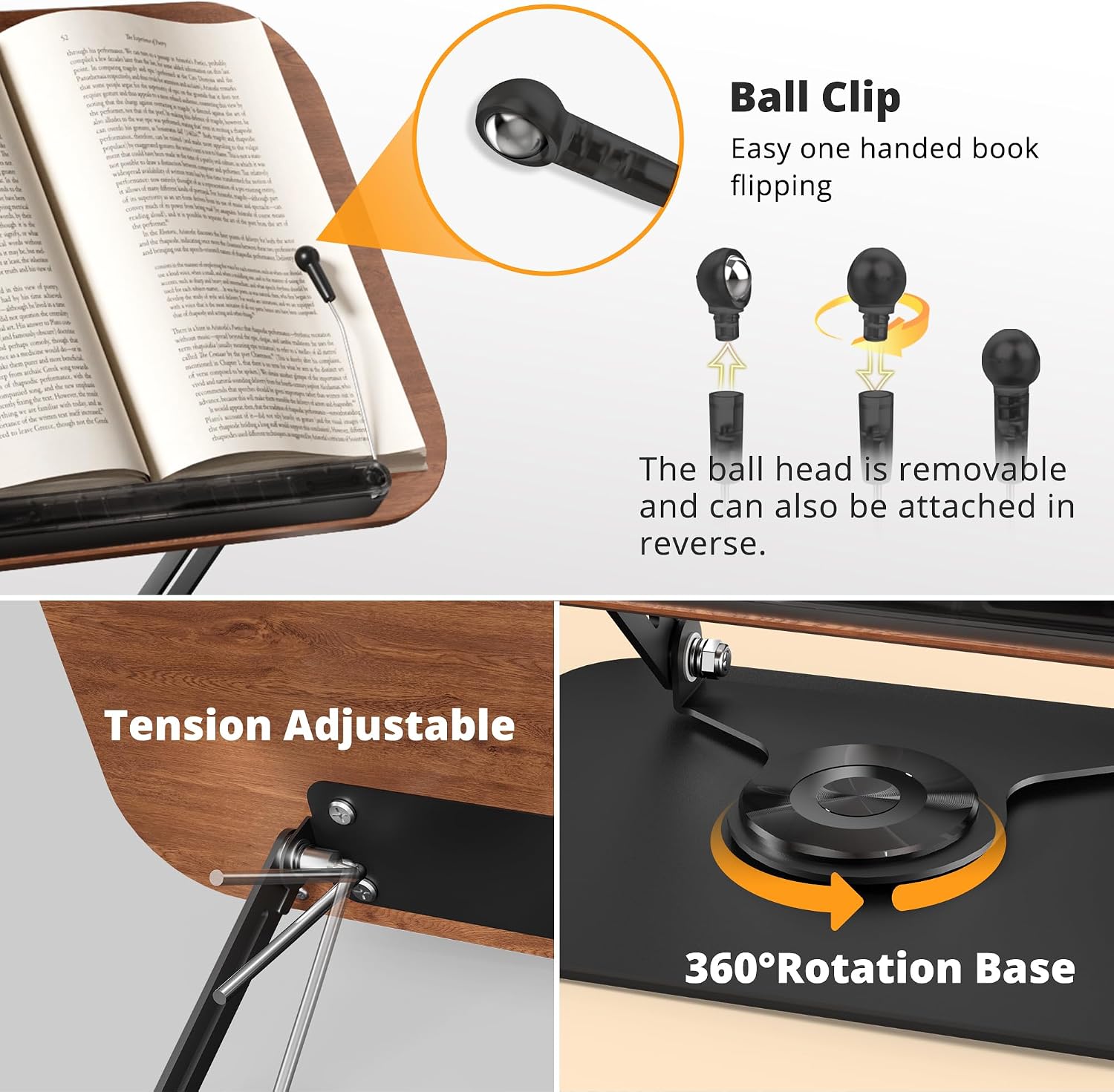 SupeDesk Book Stand for Reading & Hands-Free Comfort - Image 7