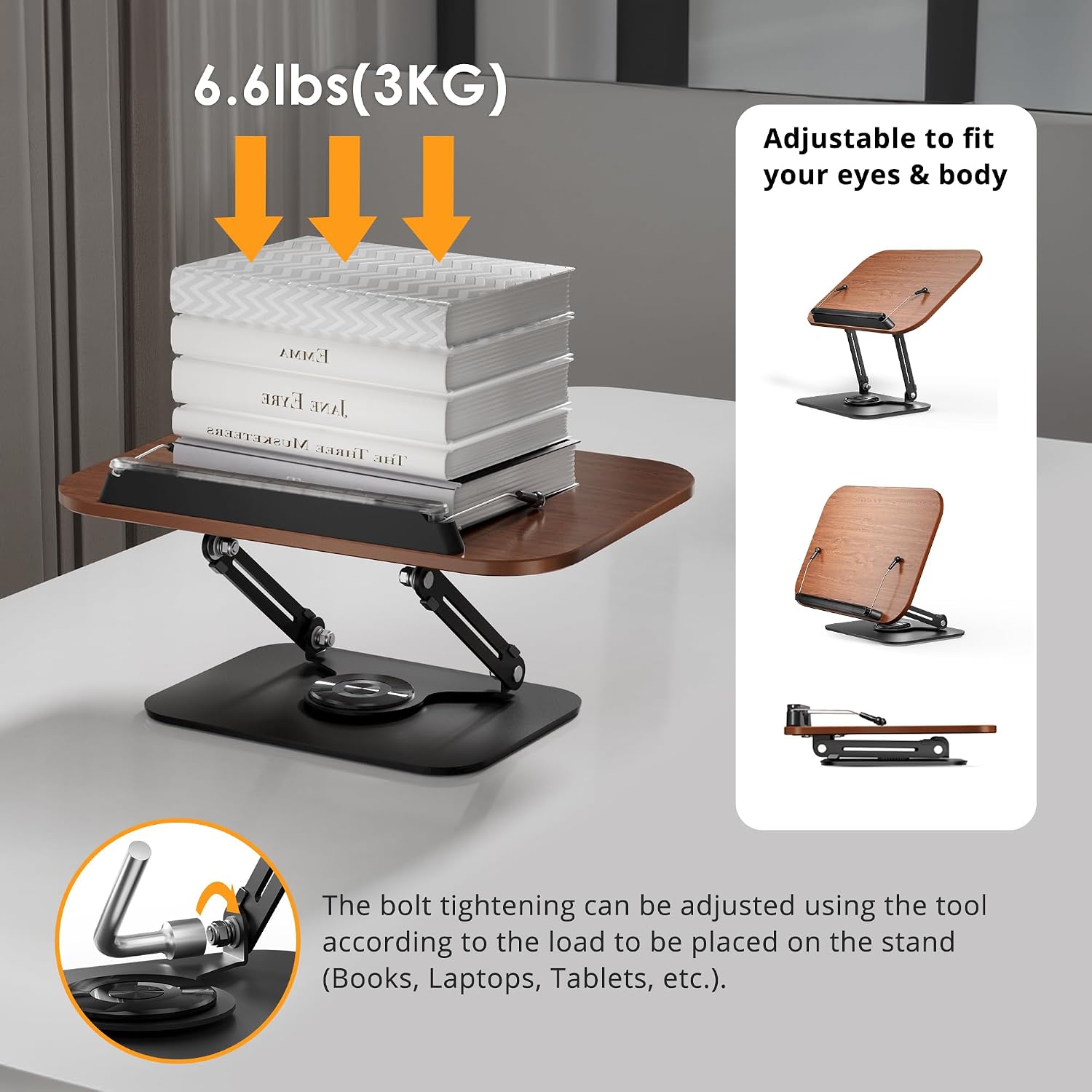 SupeDesk Book Stand for Reading & Hands-Free Comfort - Image 8