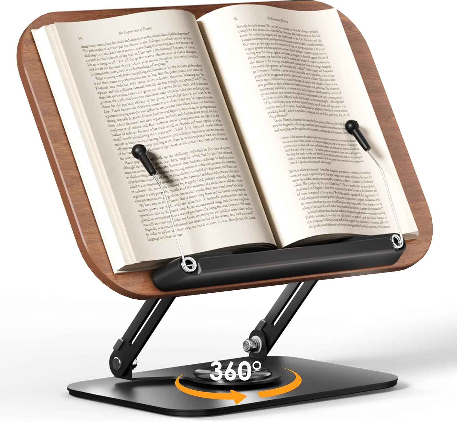SupeDesk Book Stand for Reading & Hands-Free Comfort